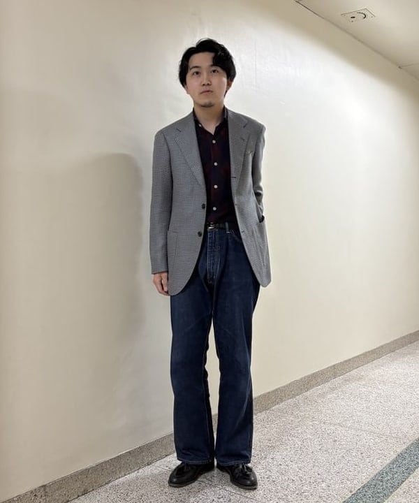 HANDMADE MALLALIEUS 混紡千鳥格外套