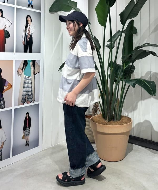 アベアミさんの「BEAMS WOMEN｜アンカット ディティール ラグジャー」を使ったコーディネート