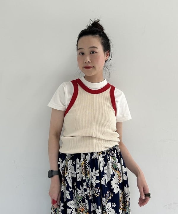 清水 彩乃さんの「BEAMS WOMEN｜【別注】BUZZ RICKSON'S / USN デニム トラウザーズ」を使ったコーディネート