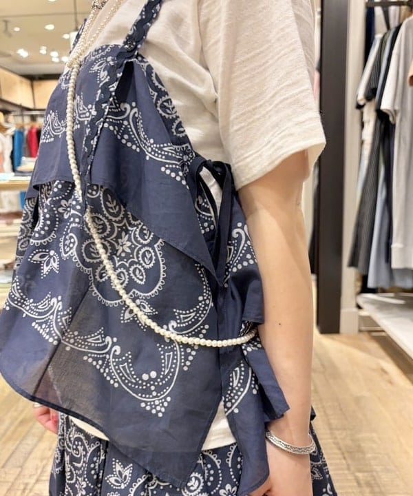 原口 愛さんの「BEAMS WOMEN｜バンダナ プリント キャミ」を使ったコーディネート
