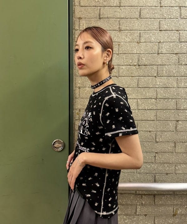 れいなさんの「BEAMS WOMEN｜ワイド ダブル バックル ベルト」を使ったコーディネート