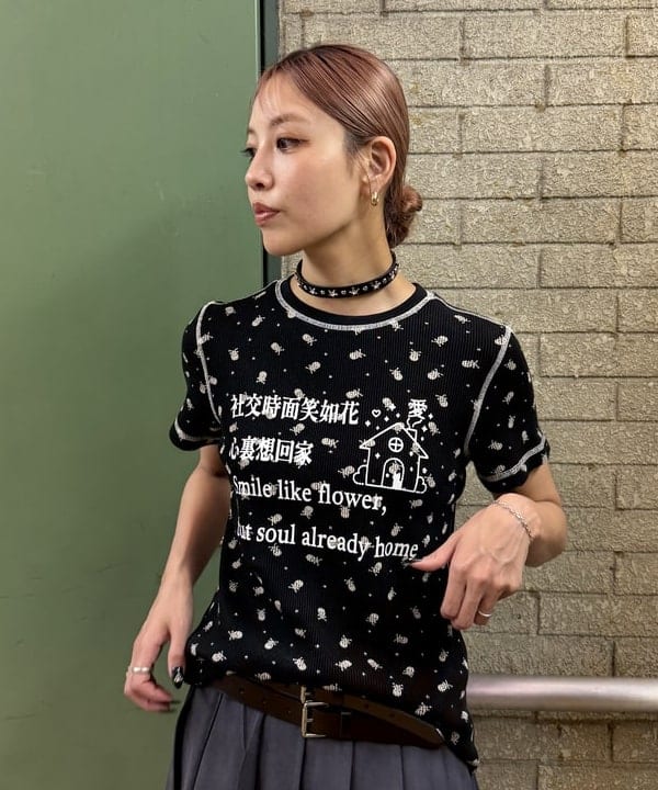 れいなさんの「BEAMS WOMEN｜ワイド ダブル バックル ベルト」を使ったコーディネート