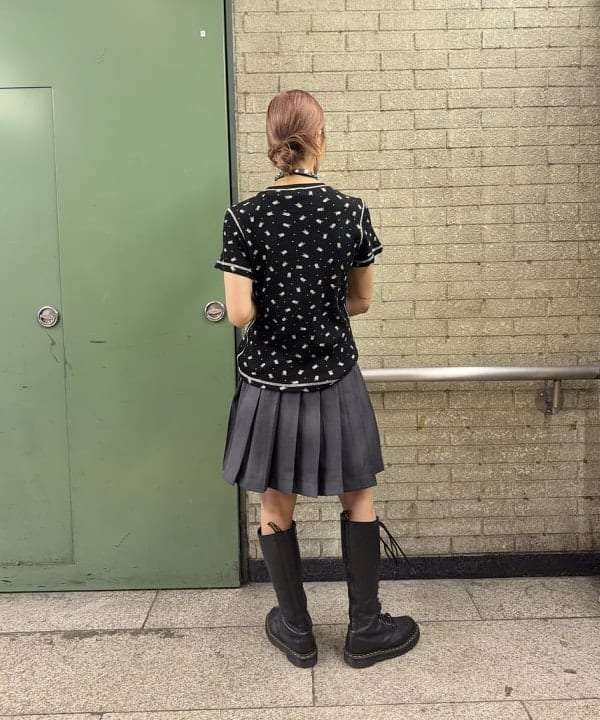 れいなさんの「BEAMS WOMEN｜ワイド ダブル バックル ベルト」を使ったコーディネート