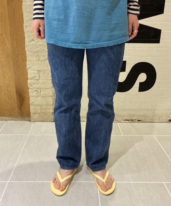キラリさんの「BEAMS WOMEN｜フライス 1cm ボーダー Tシャツ」を使ったコーディネート