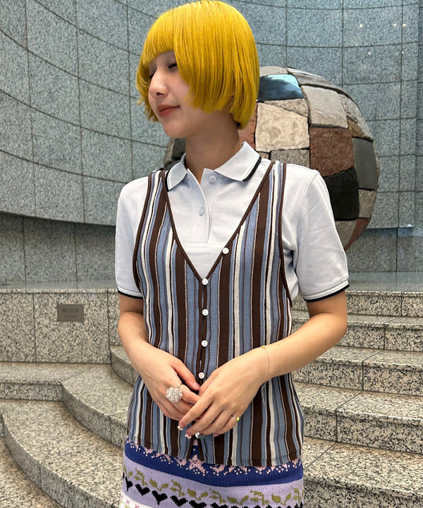 佐藤 亜美さんの「BEAMS WOMEN｜FRED PERRY / ツイン ティップド ポロシャツ」を使ったコーディネート