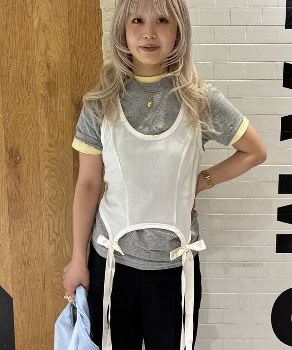 ando naoさんの「BEAMS WOMEN｜ボーイ ベーシック Tシャツ」を使ったコーディネート
