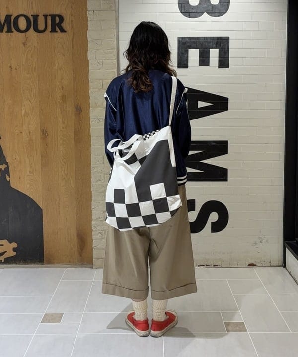 キラリさんの「BEAMS WOMEN｜【別注】Healthknit / ワッフル ボーダー Tシャツ」を使ったコーディネート