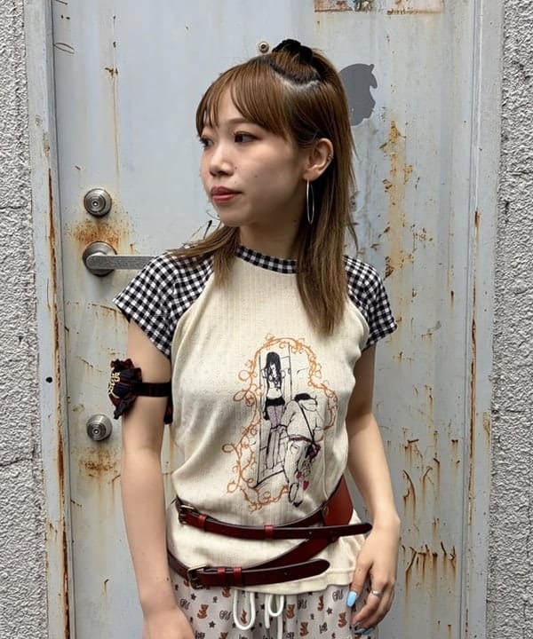 まゆちゃんさんの「BEAMS WOMEN｜ワイド ダブル バックル ベルト」を使ったコーディネート