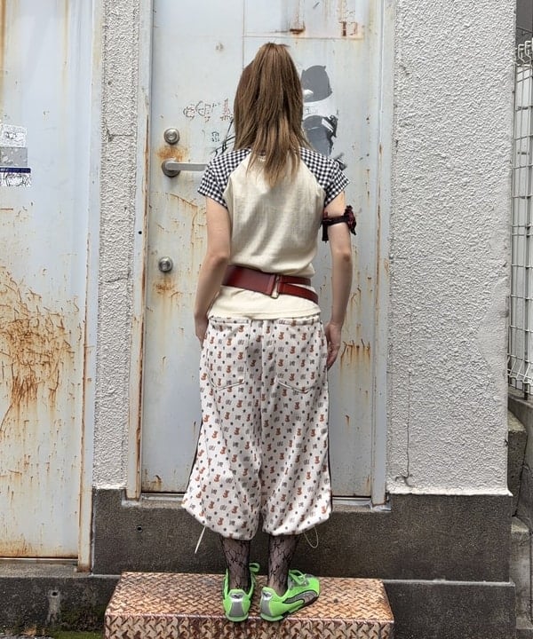 まゆちゃんさんの「BEAMS WOMEN｜ワイド ダブル バックル ベルト」を使ったコーディネート