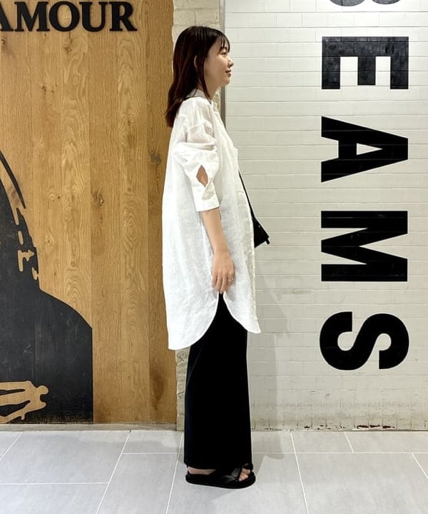 ヒライさんの「BEAMS WOMEN｜キュプラ イージーパンツ」を使ったコーディネート