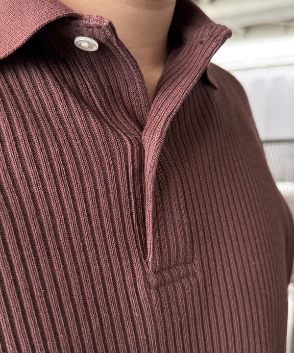 しゅうとさんの「BEAMS WOMEN｜ショート リブ ポロシャツ【ワイドショートフィット】」を使ったコーディネート