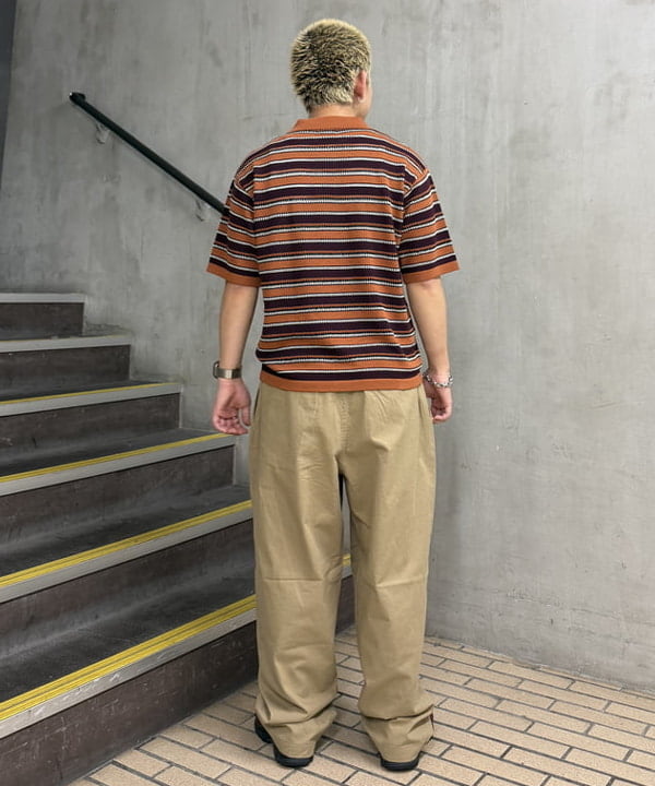 KUROCHANさんの「BEAMS WOMEN｜12 Gauge Border Polo Shirt」を使ったコーディネート