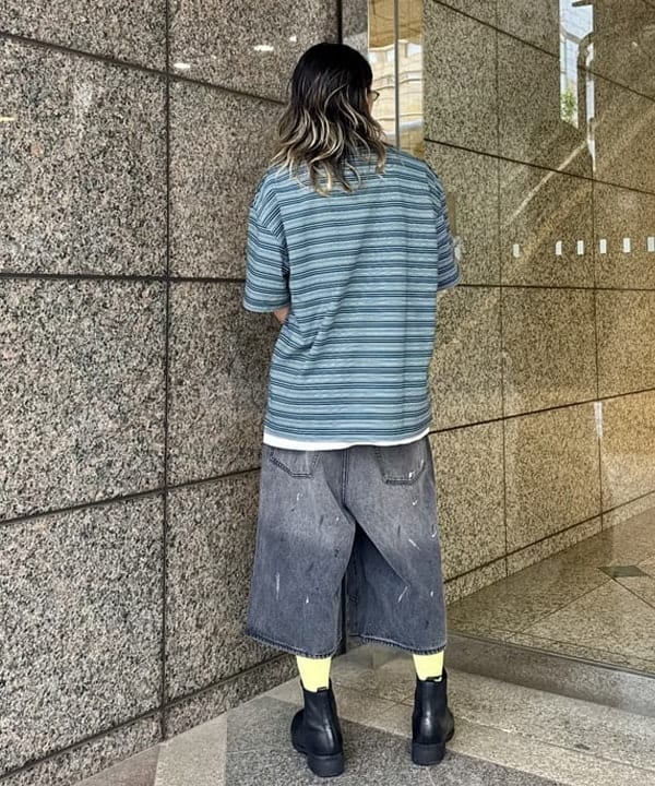 Ryohei Takataさんの「BEAMS WOMEN｜ストレッチ ワッフル Tシャツ【リラックスフィット】」を使ったコーディネート