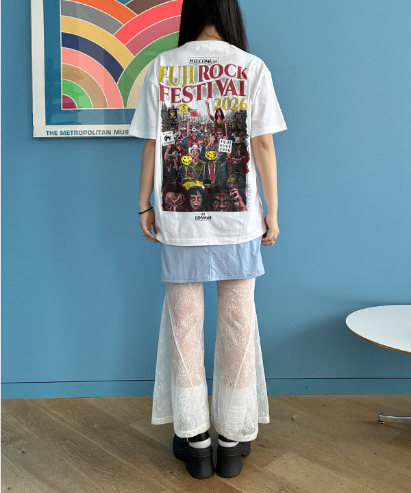 ayaさんの「BEAMS WOMEN｜〈WOMEN〉FUJI ROCK FESTIVAL'26 / YUICHIRO TAMAKI / FUJI ROCK IN EDSWAN TEE」を使ったコーディネート