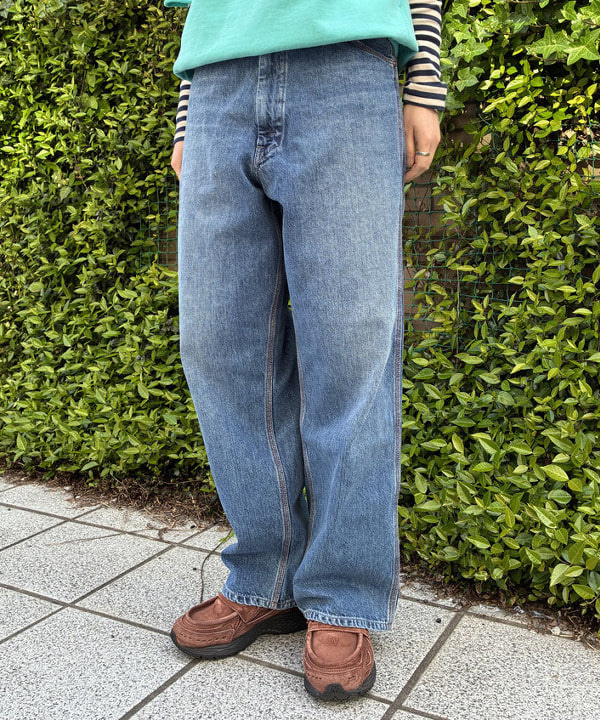 キラリさんの「BEAMS WOMEN｜Painter Pants Denim」を使ったコーディネート