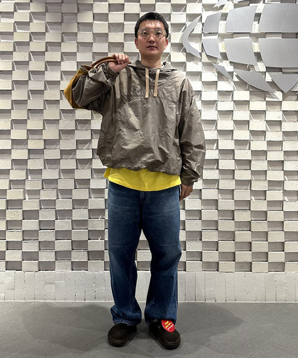 てらきたさんの「BEAMS WOMEN｜Painter Pants Nep Denim」を使ったコーディネート