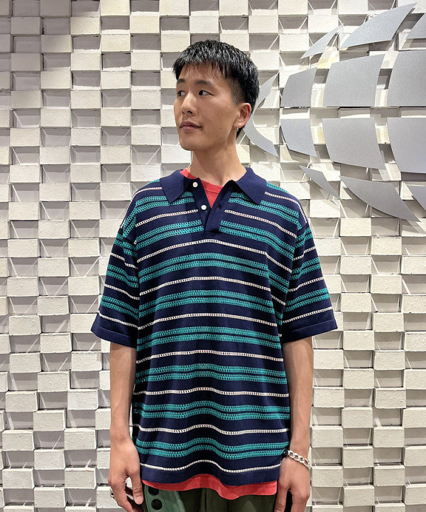 BANさんの「BEAMS WOMEN｜12 Gauge Border Polo Shirt」を使ったコーディネート