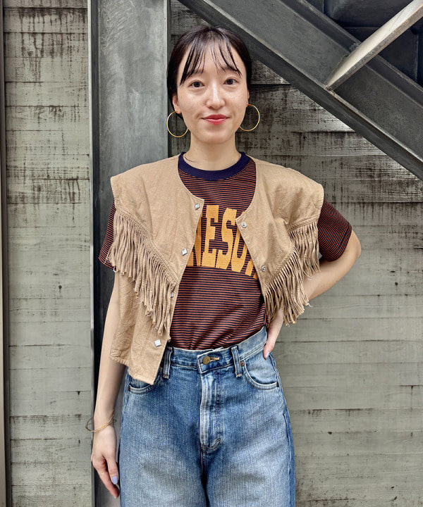 loncino × Waves EXCLUSIVE DENIM MIKADO着用 Misaki Kubota（1202626） スタイリング・コーディネイト｜BEAMS