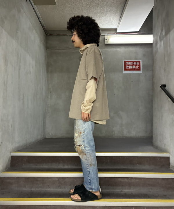 松本 悠平さんの「BEAMS WOMEN｜BEAMS / カノコ天竺 クルーネック」を使ったコーディネート