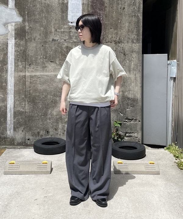 極美品♡セオリー セットアップ ノーカラー パンツ 2/M ライトグレー 近年物 ビームス 高知（1203072） スタイリング・コーディネイト｜BEAMS
