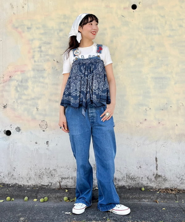おのすさんの「BEAMS WOMEN｜バンダナ プリント スカート」を使ったコーディネート