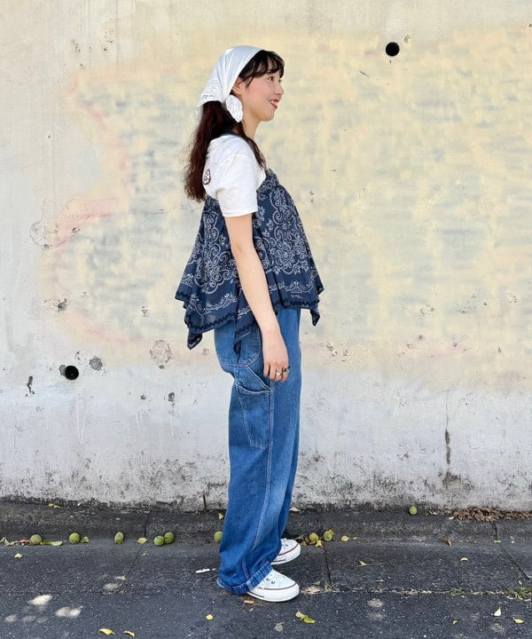 おのすさんの「BEAMS WOMEN｜バンダナ プリント スカート」を使ったコーディネート