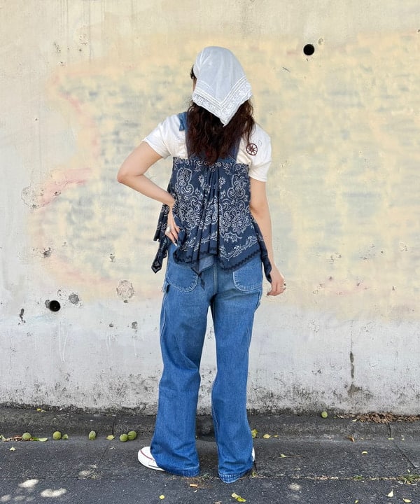 おのすさんの「BEAMS WOMEN｜バンダナ プリント スカート」を使ったコーディネート