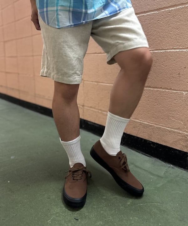てらきたさんの「BEAMS WOMEN｜BEAMS PLUS｜Easy Shorts COTTON Linen」を使ったコーディネート