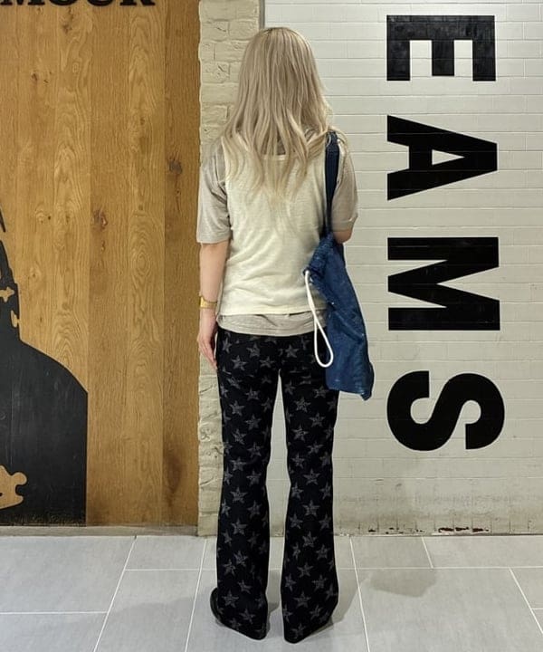 ando naoさんの「BEAMS WOMEN｜ベルギー リネン ショートスリーブ＜イージーケア＞」を使ったコーディネート