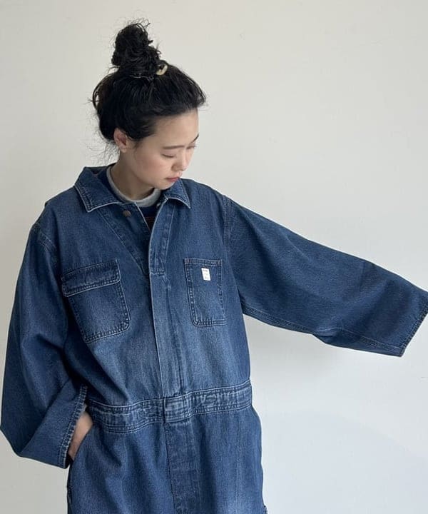 清水 彩乃さんの「BEAMS WOMEN｜【別注】Healthknit / ワッフル ボーダー Tシャツ」を使ったコーディネート