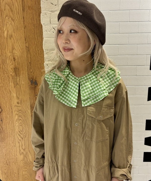 ando naoさんの「BEAMS WOMEN｜ロゴ ベレー」を使ったコーディネート