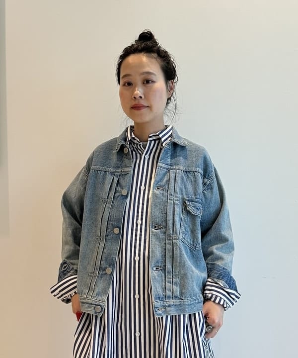 清水 彩乃さんの「BEAMS WOMEN｜【別注】orSlow / 50th Monroe Jacket」を使ったコーディネート