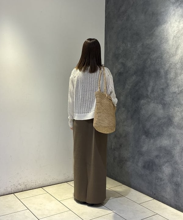 菜月さんの「BEAMS WOMEN｜コットン 16ゲージ ノースリーブ ワンピース」を使ったコーディネート