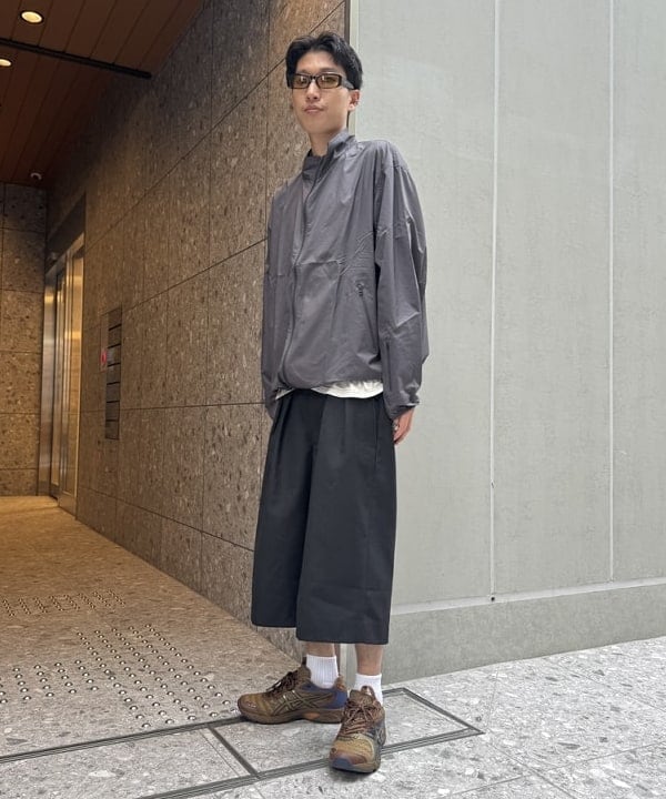 Yutoさんの「BEAMS WOMEN｜【ワイドストレートフィット】ショート スラックス」を使ったコーディネート