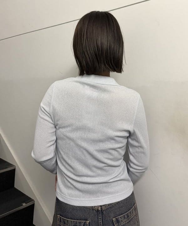 松本 佳菜子さんの「BEAMS WOMEN｜オーバーダイ デニム パンツ」を使ったコーディネート