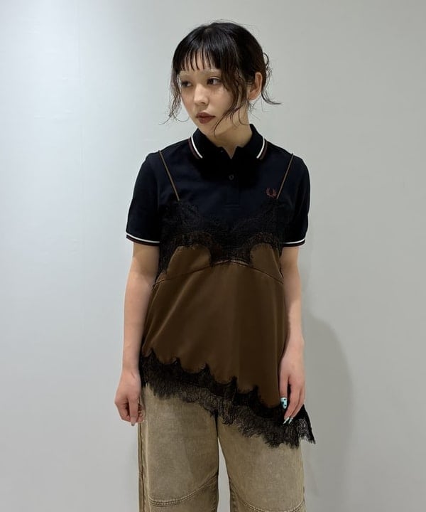 星野 真依さんの「BEAMS WOMEN｜【期間限定】FRED PERRY / ツイン ティップド ポロシャツ」を使ったコーディネート