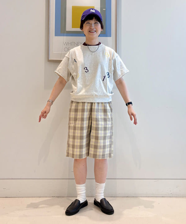 木村 梨香さんの「BEAMS WOMEN｜リネン ソリッド ショートスリーブ ＜イージーケア＞」を使ったコーディネート