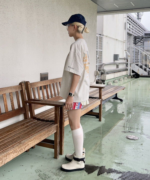 MATSUMOTO AMIさんの「BEAMS WOMEN｜【別注】Columbia / キャンバス キャップ」を使ったコーディネート