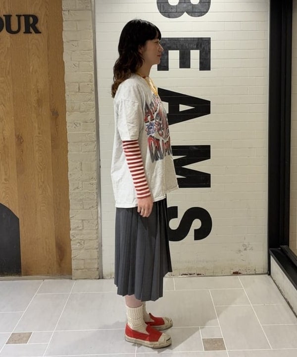 キラリさんの「BEAMS WOMEN｜ミックス プリーツ スカート」を使ったコーディネート