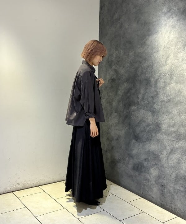 中田 優紀子さんの「BEAMS WOMEN｜コットン アセテート フレアスカート」を使ったコーディネート