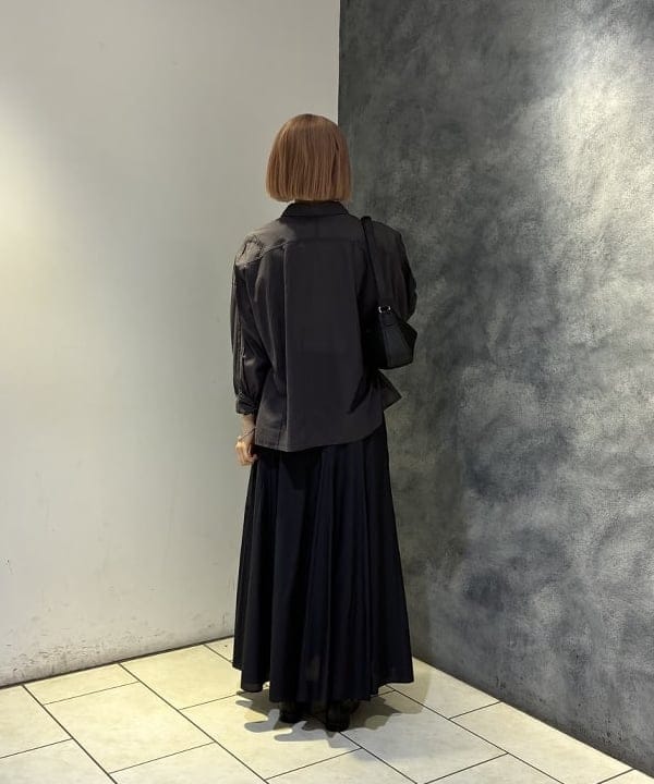 中田 優紀子さんの「BEAMS WOMEN｜コットン アセテート フレアスカート」を使ったコーディネート