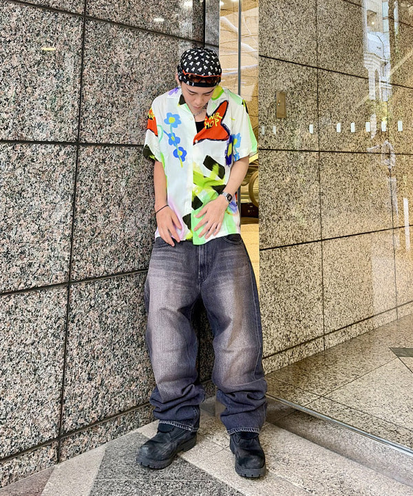 はるひむさんの「BEAMS WOMEN｜ワイドストレート デニムパンツ」を使ったコーディネート
