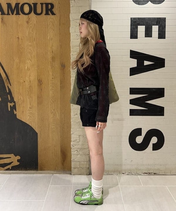 桃羽さんの「BEAMS WOMEN｜レース スカーフ」を使ったコーディネート