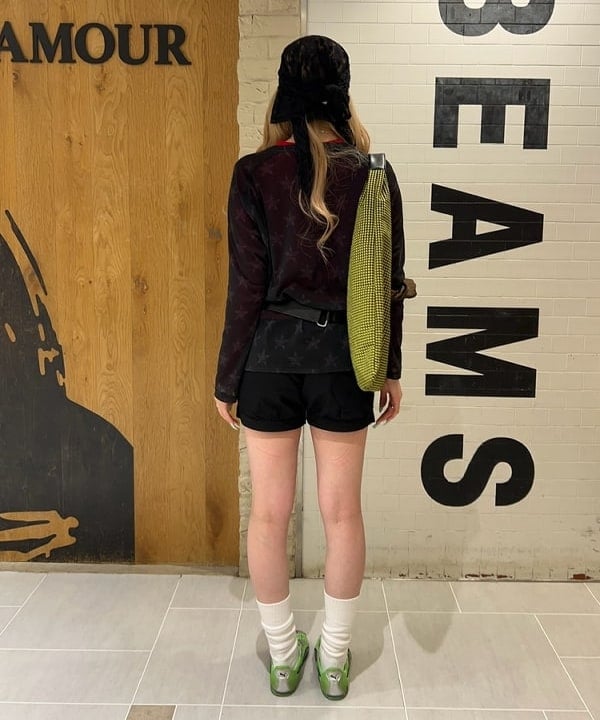 桃羽さんの「BEAMS WOMEN｜レース スカーフ」を使ったコーディネート