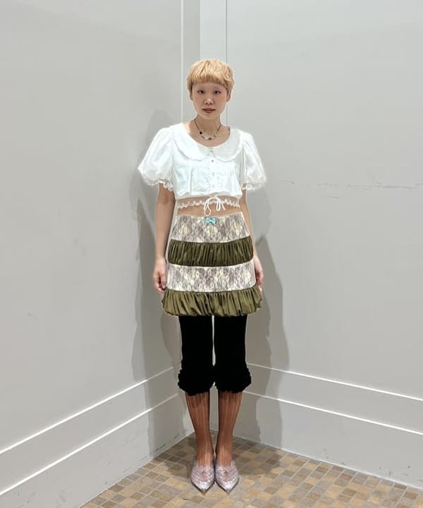 あさひさんの「BEAMS WOMEN｜ラッセルレース ソックス」を使ったコーディネート