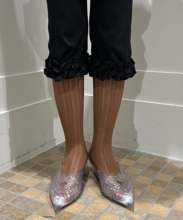 あさひさんの「BEAMS WOMEN｜ラッセルレース ソックス」を使ったコーディネート