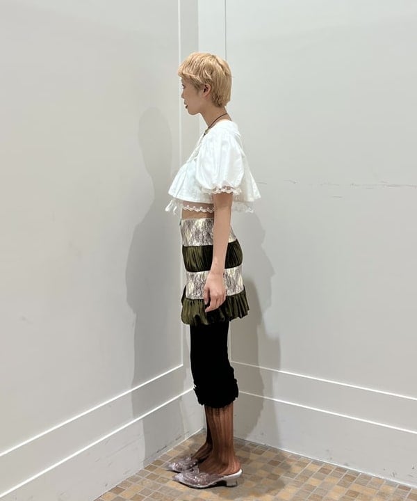 あさひさんの「BEAMS WOMEN｜ラッセルレース ソックス」を使ったコーディネート