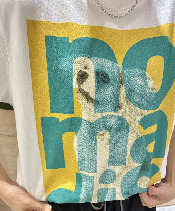 茂野 真楓さんの「BEAMS WOMEN｜【別注】NOMADIS / for Dog Lovers Tシャツ」を使ったコーディネート