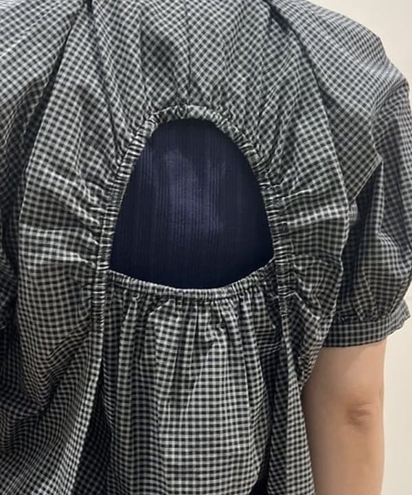 あさひさんの「BEAMS WOMEN｜チェック バックオープン ブラウス」を使ったコーディネート