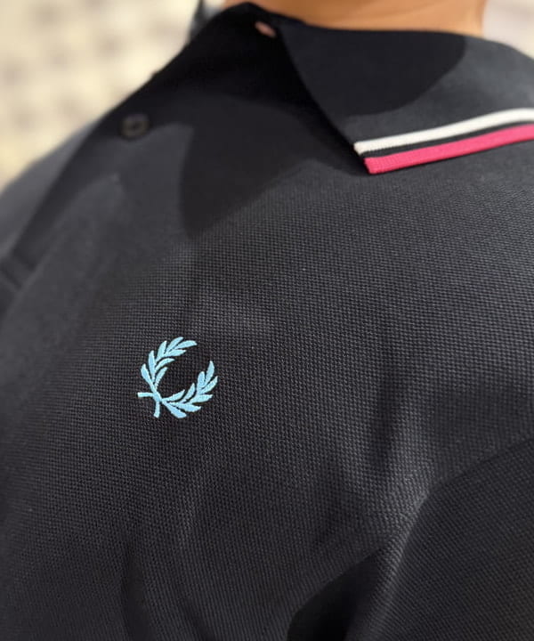KUROCHANさんの「BEAMS WOMEN｜BEAMS｜【別注】FRED PERRY / M3600 Tipped Polo Shirt｜ポロシャツ｜コットン100％ 鹿の子｜配色 」を使ったコーディネート